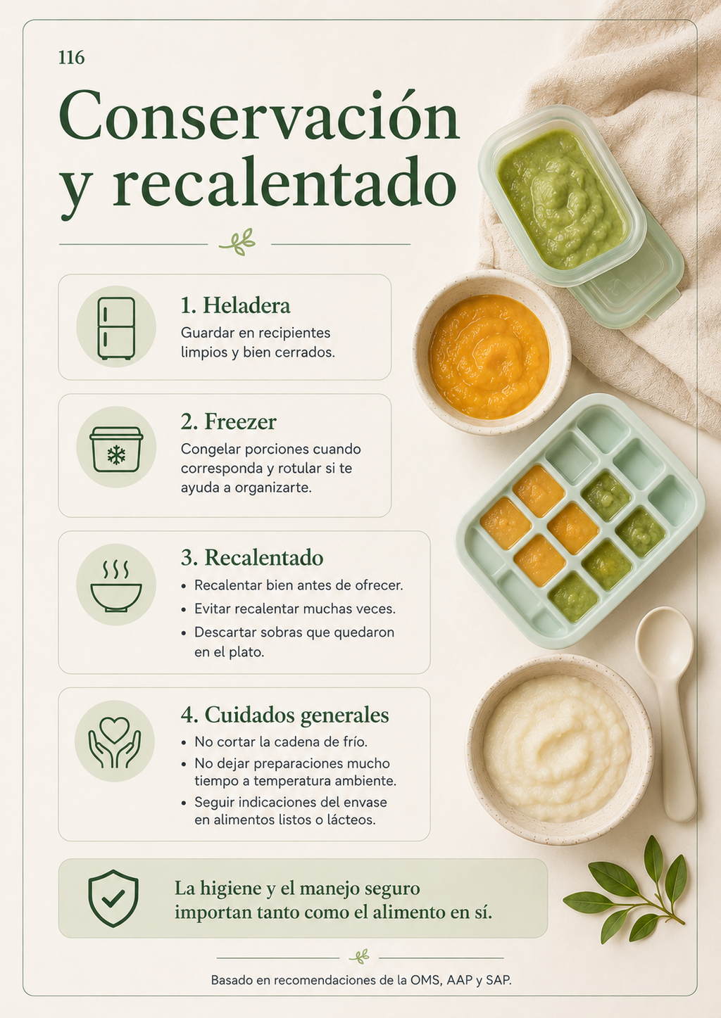 Los primeros 100 alimentos de tu bebé